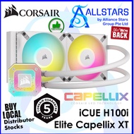 CORSAIR iCUE H100i Elite Capellix XT (White) 240mm AIO CPU Cooler (CW-9060072-WW) / Closed Loop Liqu