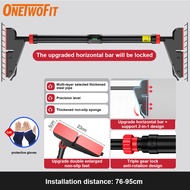 1031 Onetwofit Adjustable Door Pull Up Bar 76-95cm Chin Up Bar Home Exercise Fitness Workout Trainin
