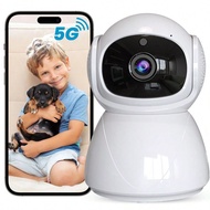 1pc 2K 3MP High Definition Wireless WiFi Camera, 360° Panoramic View, Night Vision, Portable, Suppor