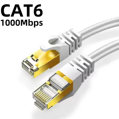 Ethernet Cable Cat 6 Flat Long High Speed Network Cable Rj45 Connectors for Router Modem Cable Ether