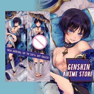 Anime Dakimakura Genshin Impact Wanderer Cosplay Hings Body Pillow Cover Otaku Pillowcase Home Beddi
