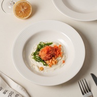 Ins Plate Western ins Tableware Vegetable Soup Plate Nordic Style Mushroom Ceramic Dinner Plate Inch