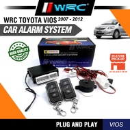 WRC Toyota Vios 2007 - 2012 Car Alarm Security System