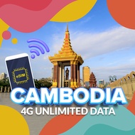 eSIM Cambodia Unlimited Data Travel