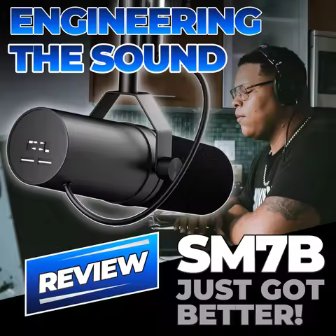 SM7B Dynamic Recording Microphone Studio Selectable Frequency Response Mic For Live Vocals Performan