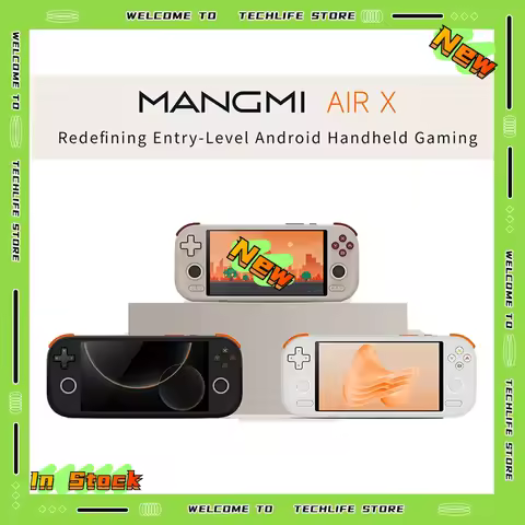 MangMi Air X Handheld Game Console Snapdragon 662 5.5 Inch 1080P Hall Joysticks Triggers 5000mAh And