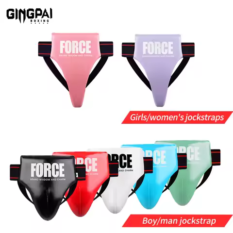 High Grade Kids Adult Boxing MMA Muay Thai Jockstraps Crotch Protector Taekwondo Groin Guard Protect