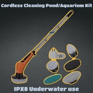 Aquarium &amp; pond Cordless Cleaning kit (Waterproof)