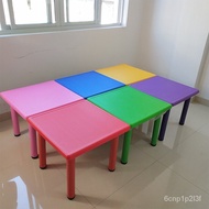 【TikTok】#Kindergarten Tables and Chairs Children's Plastic Square Table Baby Toy Table Dining Study Table Children's Tra