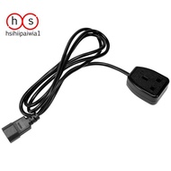 IEC320 C14 to UK BS1363A Outlet Socket,IEC C14 Male Plug to UK 3Pin Female Socket Power Adapter Cabl