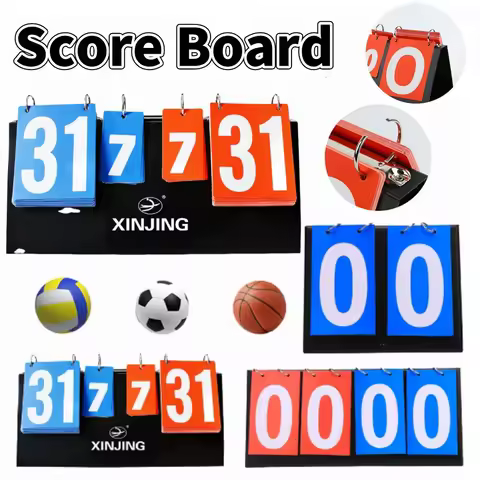 2/4-Digit Scoreboard Sports Competition Scoreboard for Table Tennis Basketball Badminton Football Vo