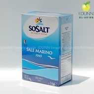 SOSALT Italian Natural Fine Sea Salt 1KG/500G Separate Packing Optional, No Additives Refined, Authe
