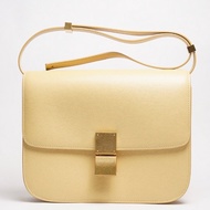 CELINE Classic  Box Bag (鵝黃色）