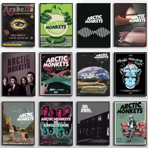 Canvas Painting Posters and Prints Wall Art Arctic Monkeys Music Album Poster AM Favourite Worst Nig
