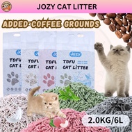 Jozy Mixed Tofu Cat Litter 6L tofu cat litter Pasir Kucing Tofu Jozy Premium Tofu Litter Cat Bedding