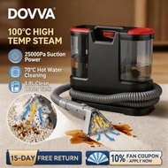 [FREE Detergent] DOVVA Spot & Fabric Cleaner | 100°C Steam | 8 Attachmemt | 70°C Hot Water | 25,000P