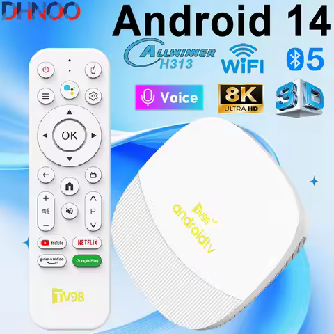 Android 14 4K TV Box 8k hd 5G wifi Blutooth 5.0 HDMI 2.0A H313 Quad Core AV1 Smart TV Box ATV MAX 20