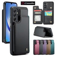 Back Leather Case For Samsung A54 A53 A52S A51 A50 A34 A33 A24 A23 A14 A13 Flip Magnet Retro Wallet Solid Color With Card Slot Cover Casing