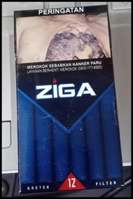 Rokok Ziga Kretek Filter 12 Batang -Djarum Best Seller
