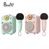 Divoom Fairy-OK Portable Bluetooth Speaker with Microphone Karaoke Function with Voice Change, FM Radio
