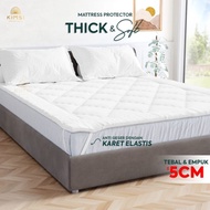 ARFSHOP Mattress Protector Silicone Mattress 120x200 / 180x200 Thick 9Oz Empress - 90x200