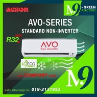 [MIGA]ACSON AVO Non INVERTER AIR COND with Install (Optional) SAME DAIKIN MANUFACTURER