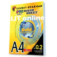 [READY STOCK] LUCKY STAR PVC / Rigid Sheet A4 / Transparent Cover A4 / Binding Cover A4 / Plastic Co