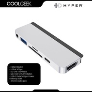 HYPERDRIVE 6-in-1 USB-C Hub (Silver) HD319B