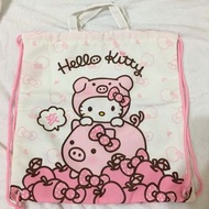 〈全新〉7-11開運金喜豬年福袋Hello Kitty帆布束口袋背包