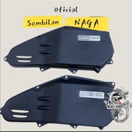 NINE DRAGONS COVER BOX FILTER SLIM VARIO 125 VARIO 150 + EMBLEM STAINLESS PREMIUM 304 HRC LIQUI MOLY