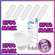 Made in Korea 3D 3-ply Fine Dust KF94 MASK For Adult 10/20/30/50PCS Individual Packaging Hanswell