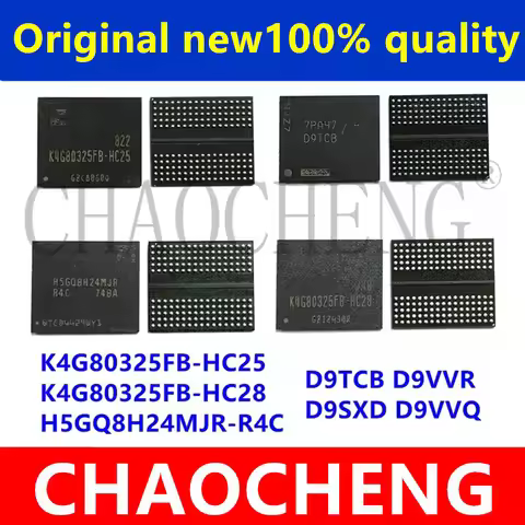 (2piece) D9TCB D9VVQ D9SXD D9VVR BGA Chipset 100% test very good product DDR5 8G MT51J256M32HF-80A