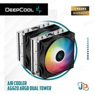 DeepCool AG620 ARGB Dual Tower - CPU Cooler Fan Intel & AMD