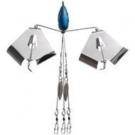 Spinner Bait Alabama Rig with Propeller Blade for Bass Trout Crappie and Panfish