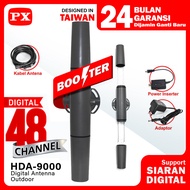 Antena TV Digital DVBT2 Indoor Outdoor Booster Antenna Analog 4K PX HDA-9000