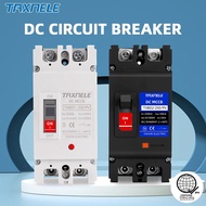 TAXNELE DC MCCB 2P 250A 600V 1000V DC Solar Molded Case Circuit Breaker Overload Protect Solar PV