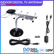 Antena TV Digital Dalam & Luar Rumah dengan Booster (Antena TV Digital Indoor Outdoor / Digital Ante