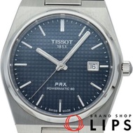 二手天梭 PRX Power Matic 80 40毫米腕錶，型號T137.407.11.041.00，不鏽鋼男士腕錶，藍色，成色極佳，附原廠錶盒、保固卡和錶帶。