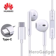 Huawei CM33 Headset Type C Original Earphone Kabel P30 P50 Pro