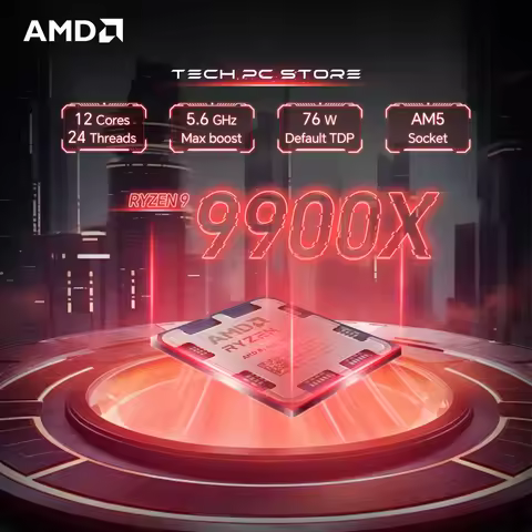 AMD Ryzen 9 9900X L3=64M 4.4GHz 12-Core 24-Thread R9 9900X Gaming Processor 120W 4NM DDR5 Socket AM5
