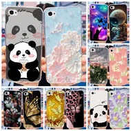 Cute Panda Folwer Printed Case iPhone 4S 4 Soft Silicone TPU Casing For iPhone4 iPhone4s 3.5" Back C