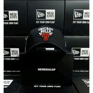 HITAM Chicago BULLS / Black Material / 9Forty A Frame / premium hat