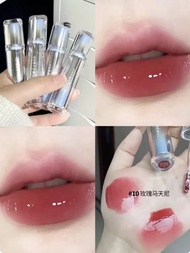 JudydoLL Orange Flower Ice Iron Lip Glaze 04 Mirror Surface Water Light Lip Exposure สีเหลืองทองสดใส