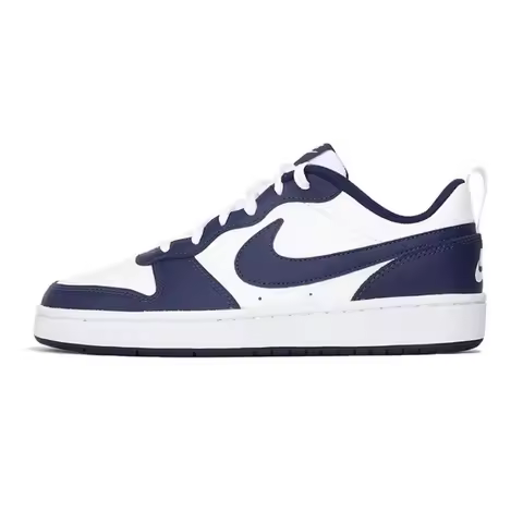 Nike Court Borough Low 2 (GS) Big Kids' Classic Low-Top Retro Sneakers BQ5448-107