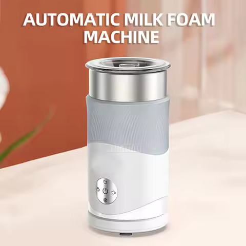 350ml Batedor De Leite Espuma Automatic Milk Foamer Multifunction Cold/Hot Dual Effect Electric Milk