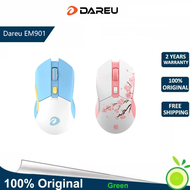 Dareu EM901 Electric Engine Version Lightweight Dual Mode Wireless Mouse Gaming Game Computer Dedicated RGB Charging Stand