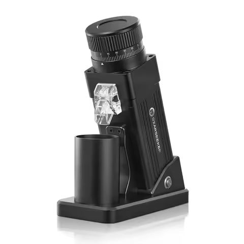 STARSEEKER E55Pro Electric Coffee Grinder 55MM Titanium Cone Burr Stepless Adjustment Espresso Brew