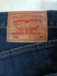 Levis，502型，直筒褲