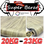 Tikar Getah Super Berat 20m x 1.83m (6 kaki) Tebal 0.40mm PVC Vinyl Carpet Flooring Canopy Karpet Velvet Khemah Kanopi
