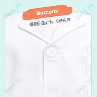 Kids Doctor Costume - Pretend Play White Coat Lab Coat Uniform Cosplay Kids Stethoscope Toys Baju Do